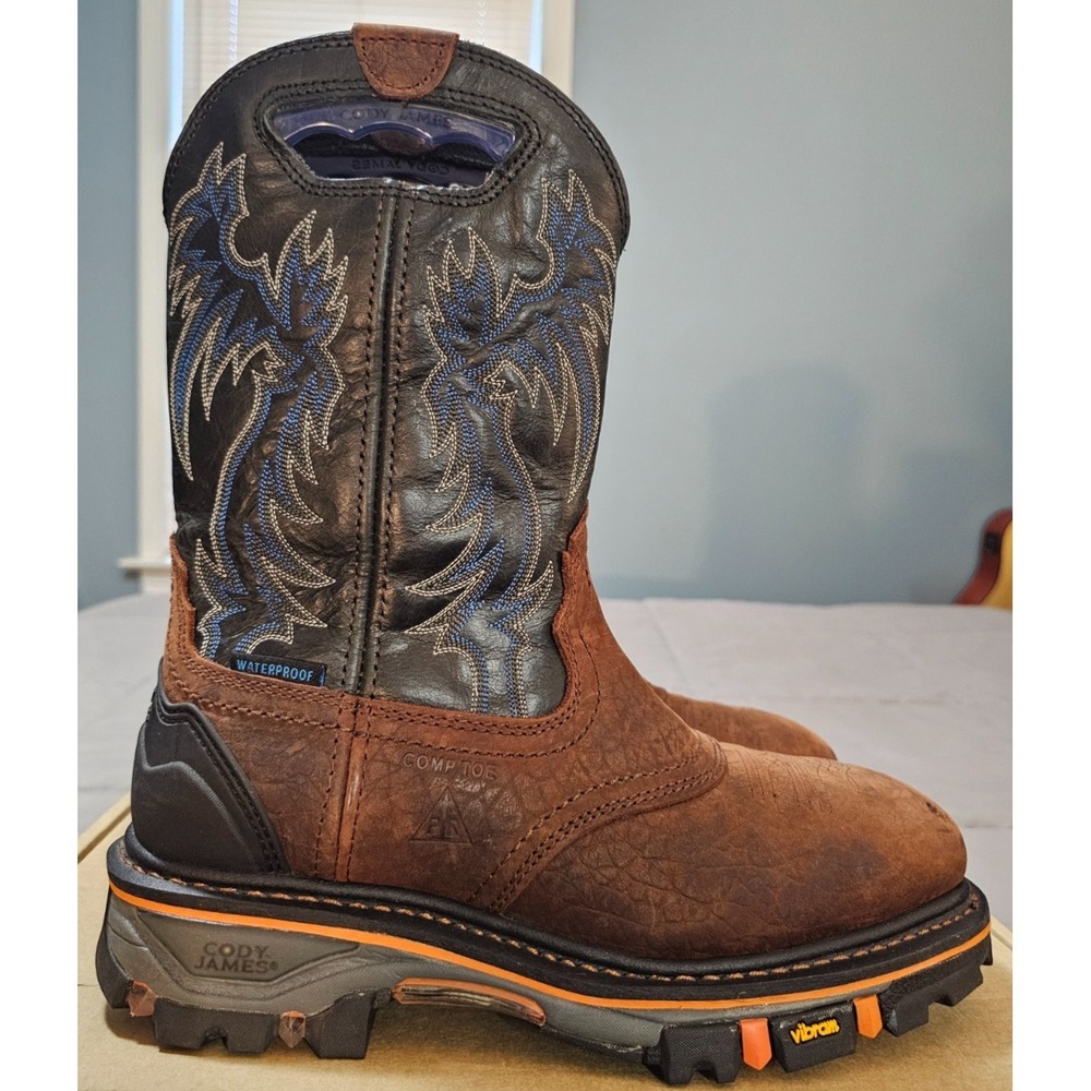 Cody James® (Men's 8.5 WIDE ) Decimator™ 11" Comp-Toe Waterproof Western Boot - Picture 4 of 11